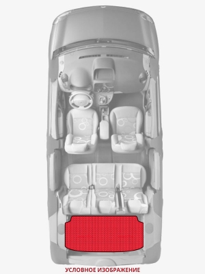 ЭВА коврики «Queen Lux» багажник для Plymouth Caravelle